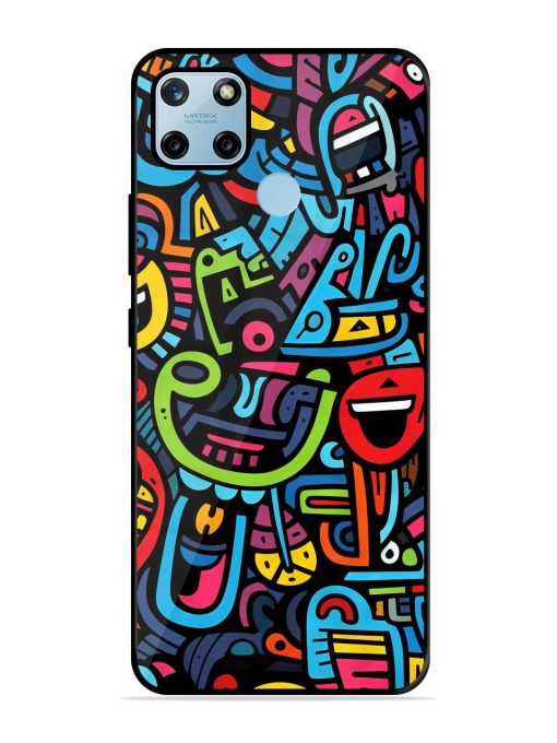 Doodlephoria Glossy Soft Edge Case for Realme C25Y Chachhi