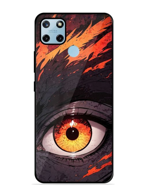 Inferno Gaze Glossy Soft Edge Case for Realme C25Y Chachhi