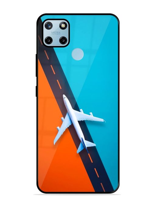 Skyward Bound Glossy Soft Edge Case for Realme C25Y Chachhi