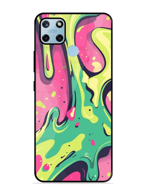 Gooey Grooves Glossy Soft Edge Case for Realme C25Y Chachhi