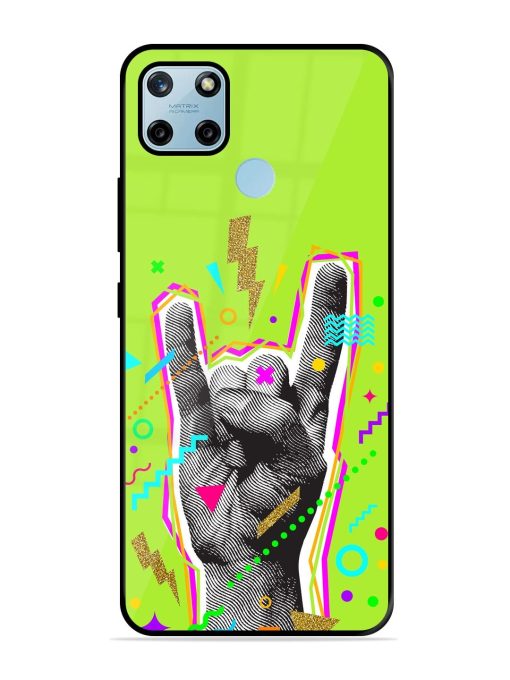 Neon Rock Glossy Soft Edge Case for Realme C25Y Chachhi