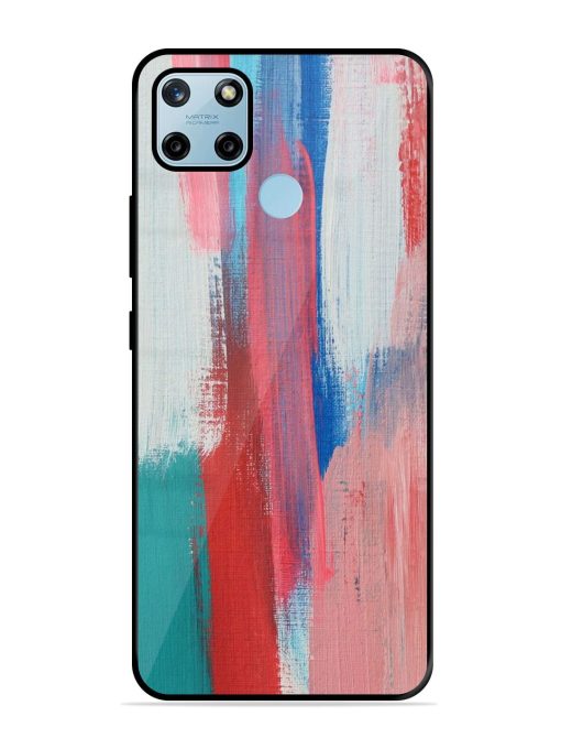 Colorful Chaos Glossy Soft Edge Case for Realme C25Y Chachhi