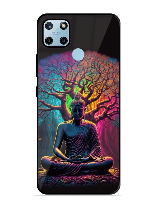 Enlightened Serenity Glossy Soft Edge Case for Realme C25Y Chachhi