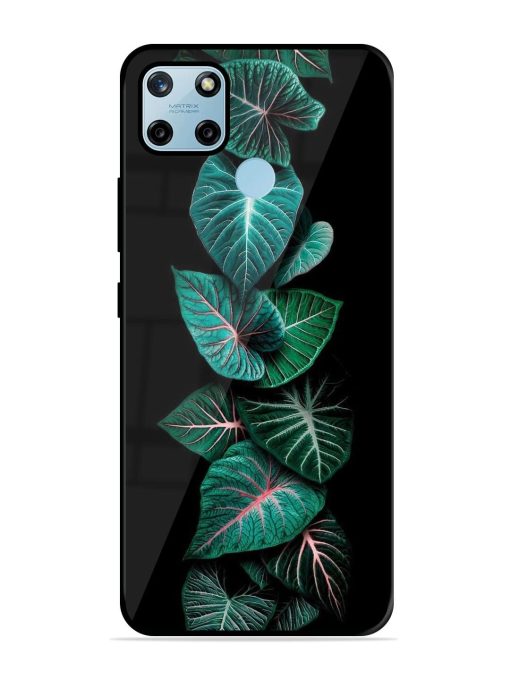 Emerald Elegance Glossy Soft Edge Case for Realme C25Y Chachhi