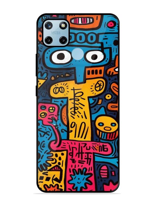 Doodletopia Glossy Soft Edge Case for Realme C25Y Chachhi