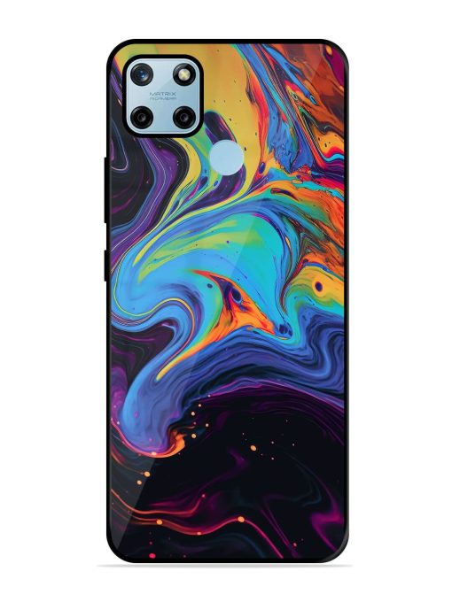 Liquid Dreamscape Glossy Soft Edge Case for Realme C25Y Chachhi