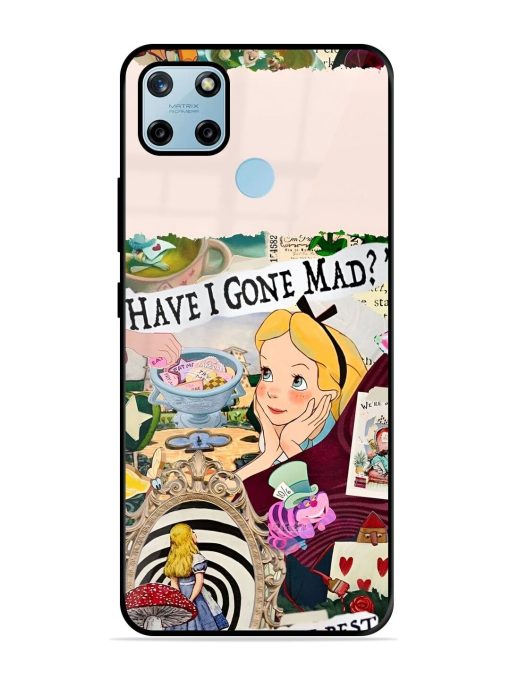 Mad Hatter'S Collage Glossy Soft Edge Case for Realme C25Y Chachhi