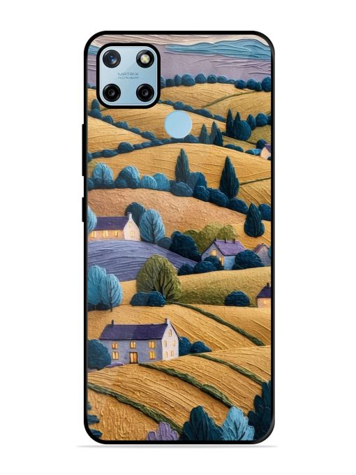 Rolling Hilltop Haven Glossy Soft Edge Case for Realme C25Y Chachhi