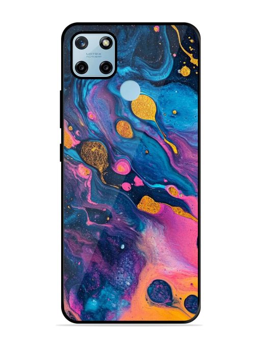 Cosmic Swirl Glossy Soft Edge Case for Realme C25Y Chachhi