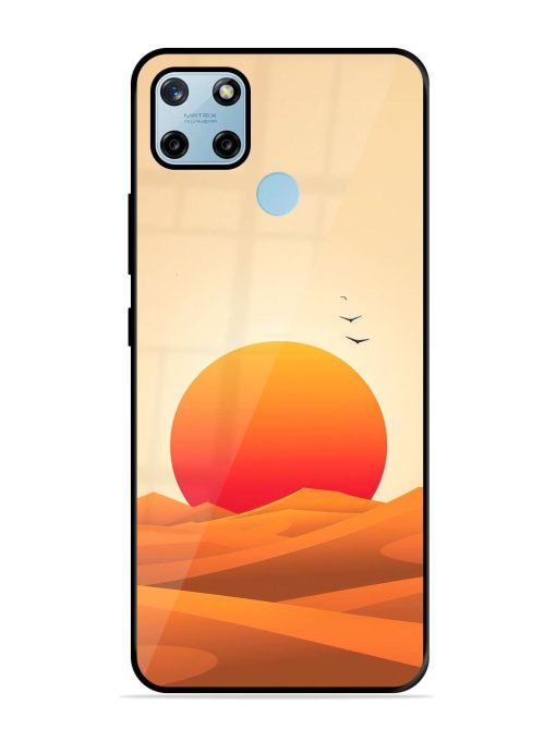 Desert Sunset Glossy Soft Edge Case for Realme C25Y Chachhi