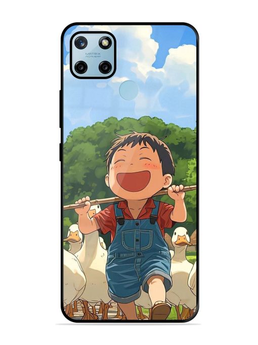 Duck Parade Glossy Soft Edge Case for Realme C25Y Chachhi