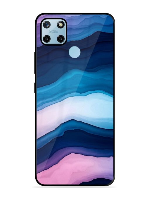 Oceanic Layers Glossy Soft Edge Case for Realme C25Y Chachhi