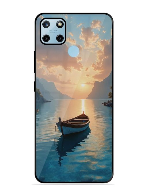 Serene Sunset Glossy Soft Edge Case for Realme C25Y Chachhi