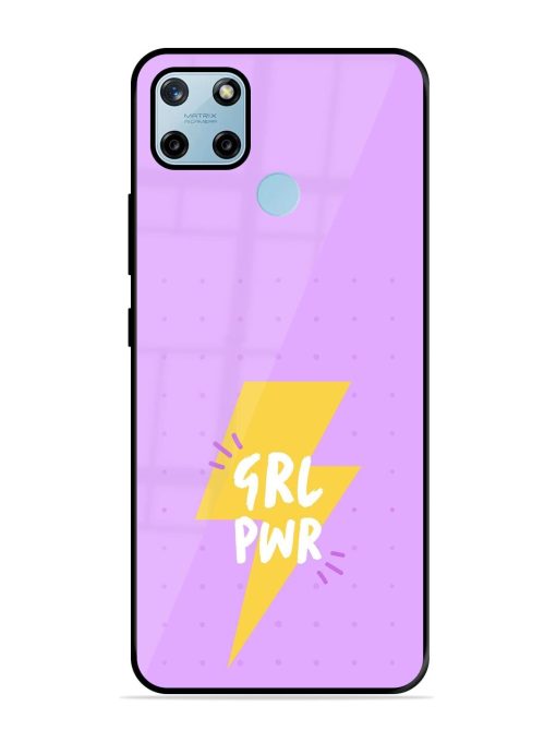 Girl Power Spark Glossy Soft Edge Case for Realme C25Y Chachhi