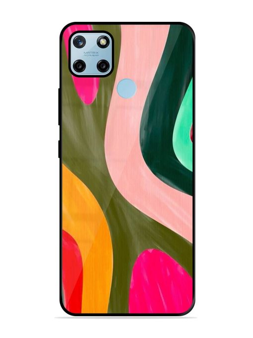 Wavy Wonder Glossy Soft Edge Case for Realme C25Y Chachhi