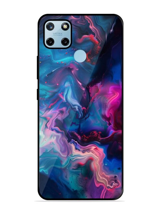 Cosmic Swirl Glossy Soft Edge Case for Realme C25Y