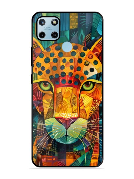 Mosaic Majesty Glossy Soft Edge Case for Realme C25Y Chachhi