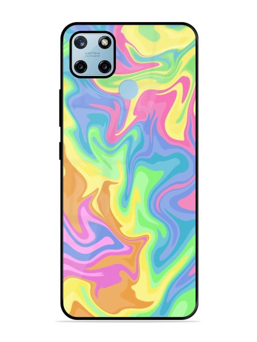 Whimsical Swirl Glossy Soft Edge Case for Realme C25Y Chachhi