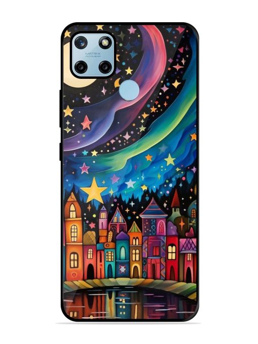 Starlit Village Glossy Soft Edge Case for Realme C25Y Chachhi