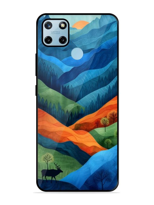 Layers Of The Land Glossy Soft Edge Case for Realme C25Y Chachhi