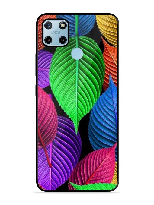 Rainbow Leaf Symphony Glossy Soft Edge Case for Realme C25Y