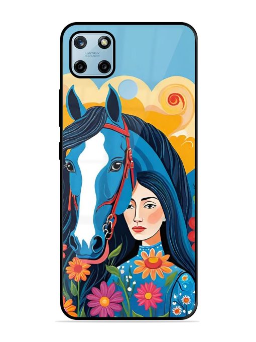 Equine Enchantment Glossy Soft Edge Case for Realme C25Y Chachhi