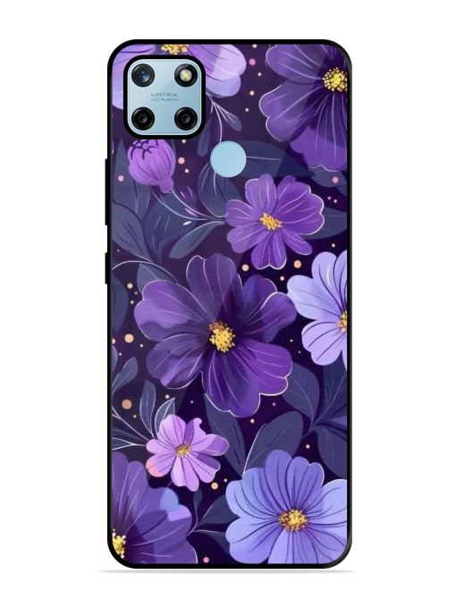 Purple Paradise Glossy Soft Edge Case for Realme C25Y Chachhi