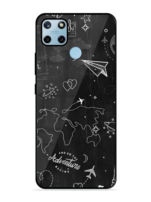 Wanderlust Sketchbook Glossy Soft Edge Case for Realme C25Y Chachhi