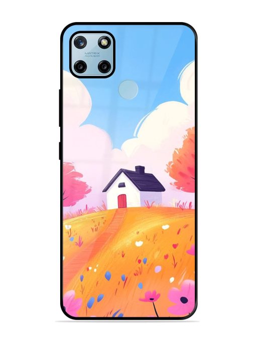 Hilltop Haven Glossy Soft Edge Case for Realme C25Y Chachhi