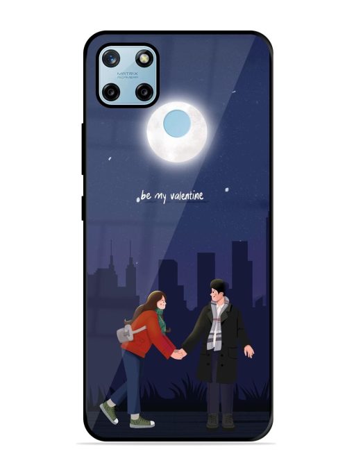 Moonlight Proposal Glossy Soft Edge Case for Realme C25Y Chachhi