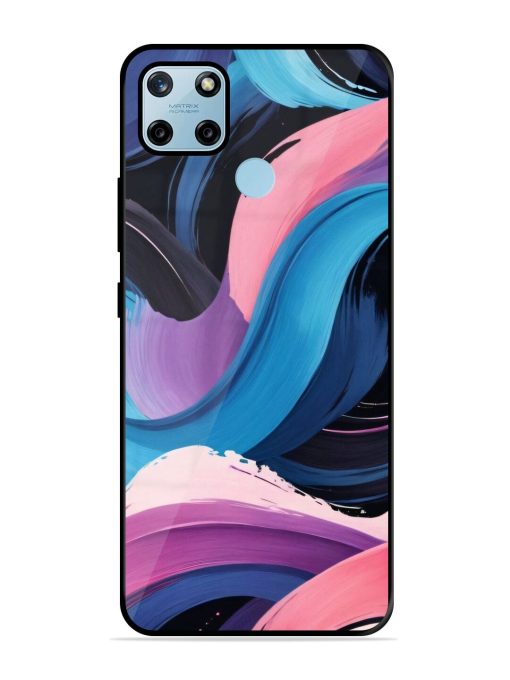 Whimsical Waves Glossy Soft Edge Case for Realme C25Y Chachhi