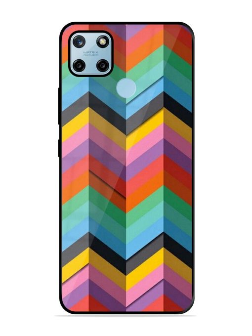 Colorful Zigzag Glossy Soft Edge Case for Realme C25Y Chachhi