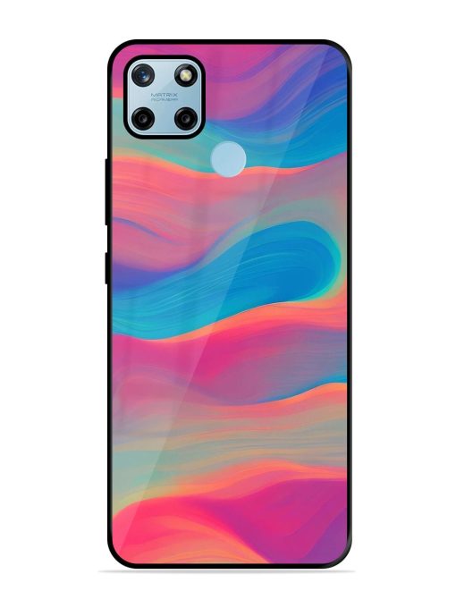 Wavy Wonder Glossy Soft Edge Case for Realme C25Y Chachhi