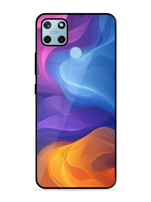 Cosmic Currents Glossy Soft Edge Case for Realme C25Y Chachhi