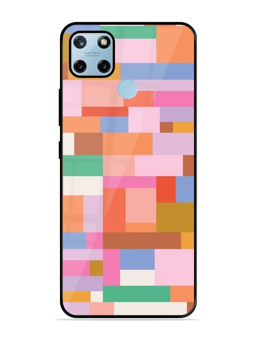 Colorful Chaos Glossy Soft Edge Case for Realme C25Y Chachhi