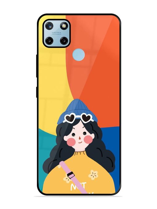 Colorful Vibes Glossy Soft Edge Case for Realme C25Y Chachhi