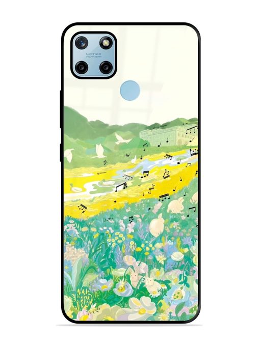 Melody In Bloom Glossy Soft Edge Case for Realme C25Y Chachhi