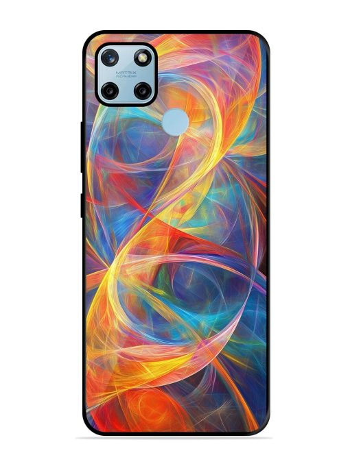 Cosmic Currents Glossy Soft Edge Case for Realme C25Y Chachhi