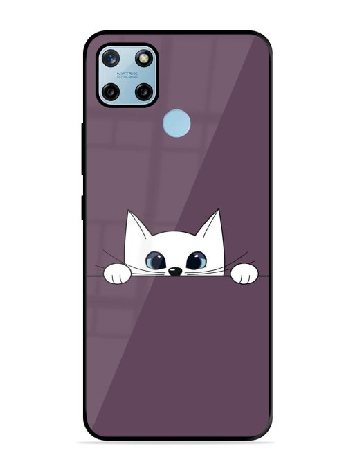 Peek-A-Boo Kitty Glossy Soft Edge Case for Realme C25Y Chachhi