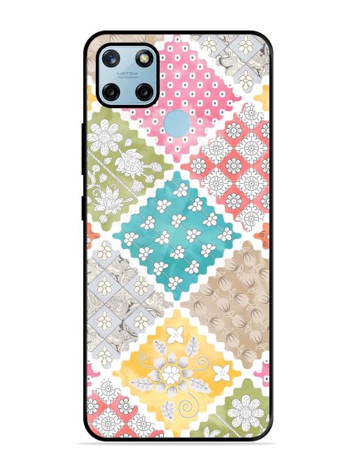 Patchwork Dreamscape Glossy Soft Edge Case for Realme C25Y Chachhi