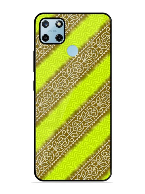 Golden Bandana Bliss Glossy Soft Edge Case for Realme C25Y Chachhi