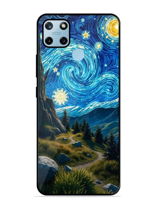 Starry Night In The Shire Glossy Soft Edge Case for Realme C25Y Chachhi