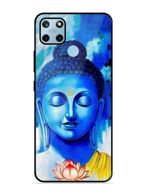 Serene Buddha With Lotus Glossy Soft Edge Case for Realme C25Y Chachhi