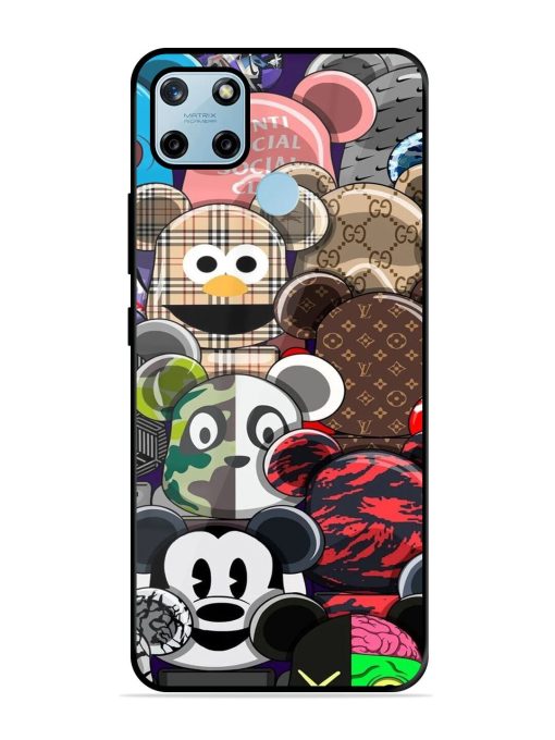 Streetwear Bearbrick Extravaganza Glossy Soft Edge Case for Realme C25Y Chachhi