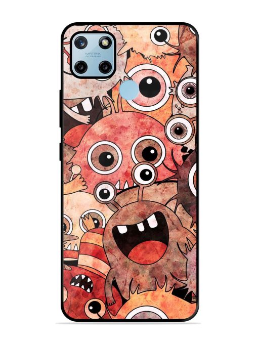 Monster Mash Glossy Soft Edge Case for Realme C25Y Chachhi