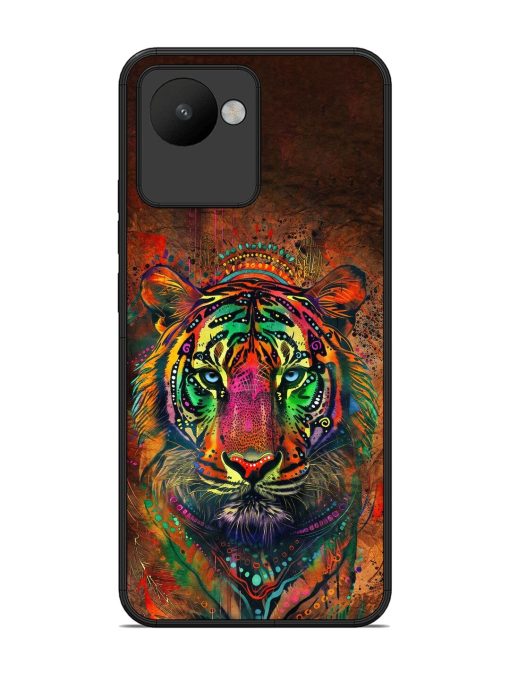 Cosmic Tiger Glossy Soft Edge Case for Realme C30 Chachhi