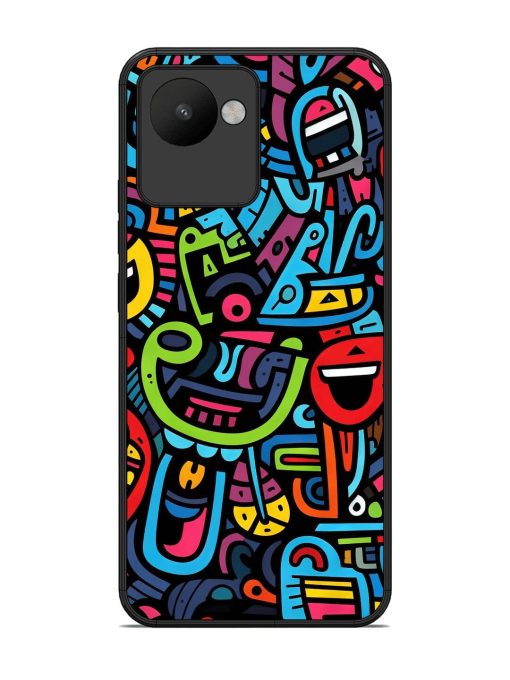 Doodlephoria Glossy Soft Edge Case for Realme C30 Chachhi