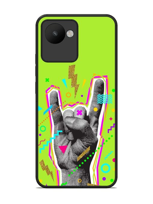 Neon Rock Glossy Soft Edge Case for Realme C30 Chachhi