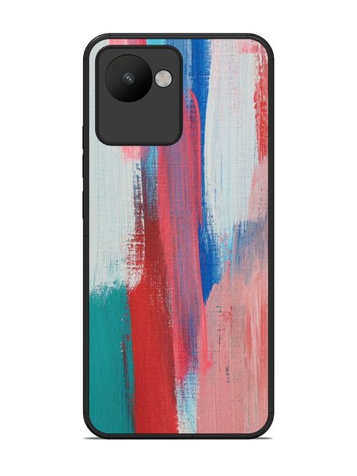 Colorful Chaos Glossy Soft Edge Case for Realme C30 Chachhi