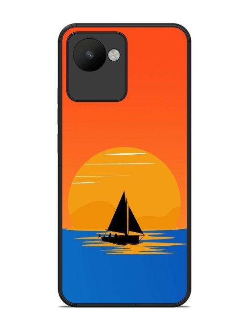 Sunset Sail Glossy Soft Edge Case for Realme C30 Chachhi